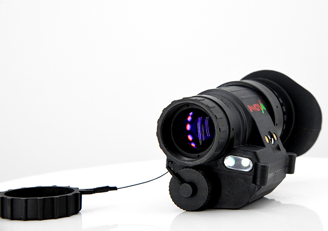 Operation and use of monocular low-light night vision device