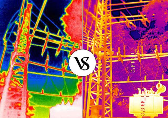 Comparison of cooled and uncooled thermal imaging cameras for long-distance monitoring