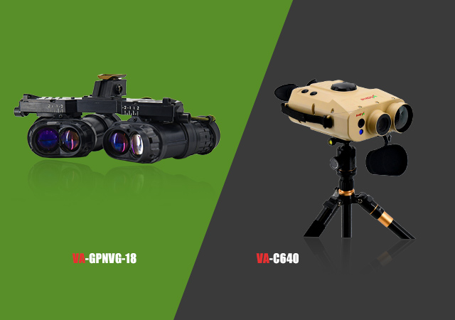 Choice between thermal imaging and night vision