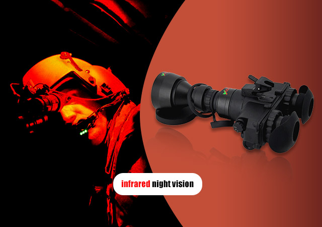 The structure and working principle of active infrared night vision device