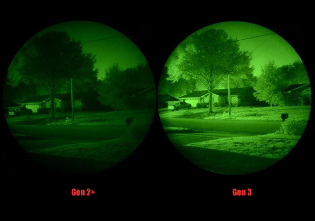 Development and differences of night vision image intensifier technology