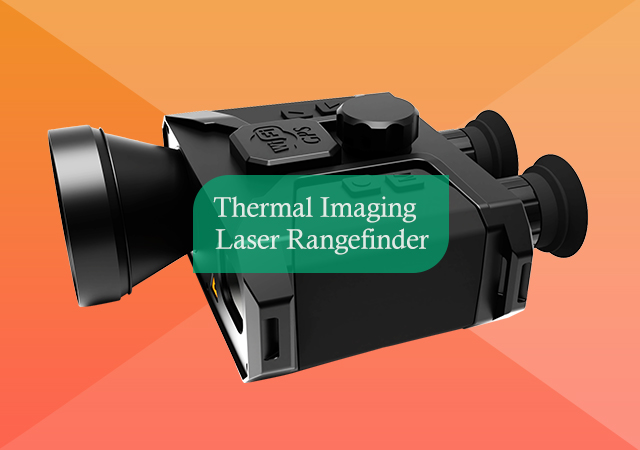 Infrared thermal imaging night vision device with laser rangefinder