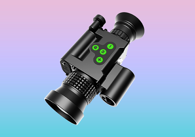 Infrared thermal imaging gun sight with laser ranging function