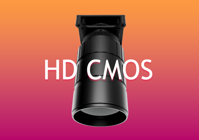 How does HD CMOS visible light perform in low-light environments?
