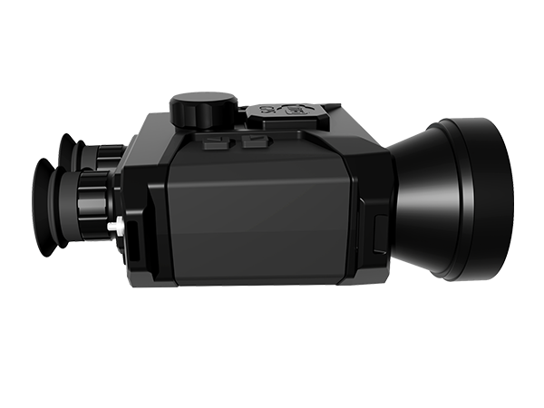 Binocular infrared night vision device with laser rangefinder